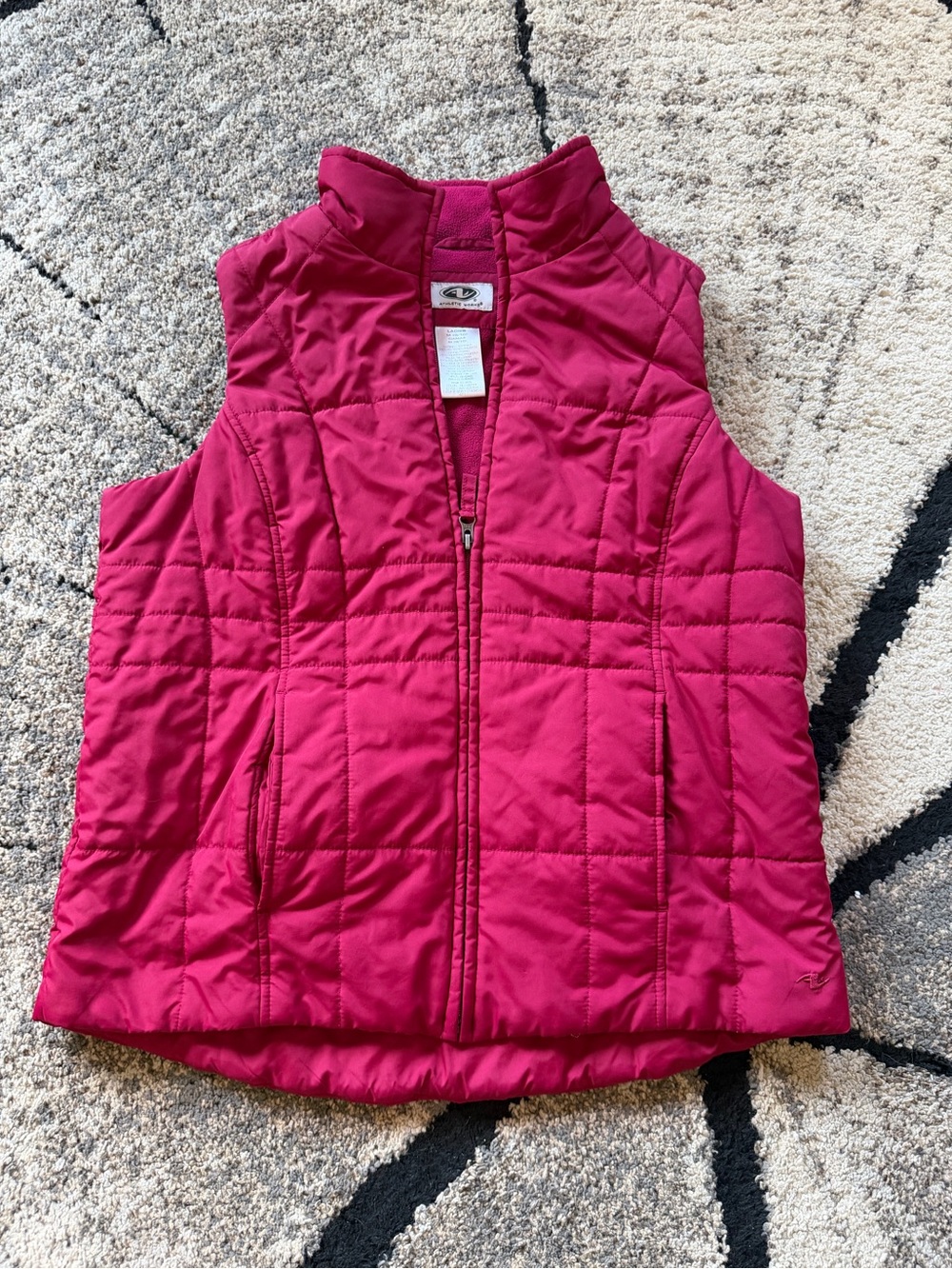 Athletic Works Magenta Quilted Vest